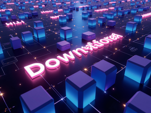 域名特色展示图,显示数字一二三与宇宙概念结合的设计,蓝色紫色渐变背景,包含星球和星光元素